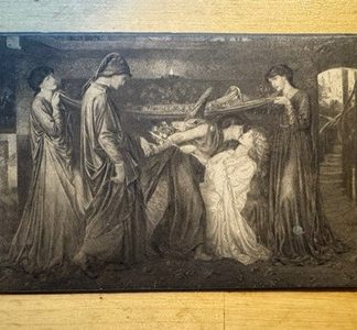 Ephemera - Dante's Dream by D.G. Rossetti Possibly from a Charles Letts Calendar