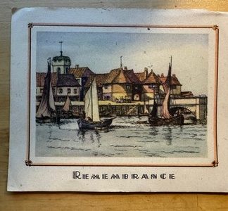 Christmas Card - Remembrance - Happy New Year - Greeting - Vintage Good Health