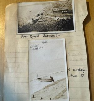 Photo - 4 Photographs - Exmouth Sidmouth Devon England UK Port Royal Beach Boat