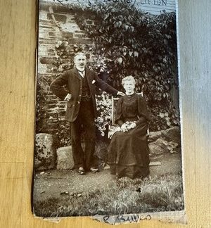 Photo - 1 Photograph - Couple in Lifton Devon England UK - 1910s to 1930s - GB
