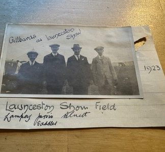 Photo - 1 Photograph Launceston Show Field Cornwall Gillbard Family 1923 England