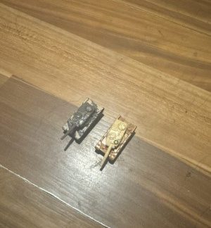 Micro Machines Tanks X 2 KPT89 Vintage Diecast Toys - Models small - Military