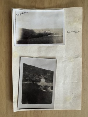 Photo - Lifton 2 Photographs - 1930s - West Devon England UK - Scenic Rural View