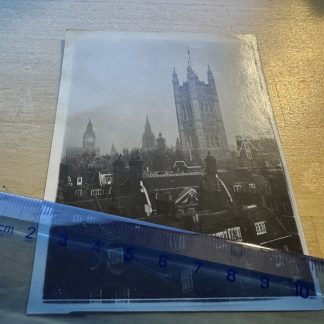 Photo - Palace of Westminster London - c1940s - Big Ben England Britain UK GB