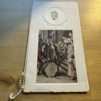 Ephemera - Best Wishes Greeting or Memory Card Pickering Family Xmas 1909 UK NI