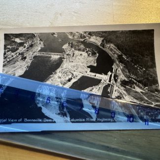 Photo - Bonneville Dam Columbia River Highway - c1940s - Oregon USA America Old