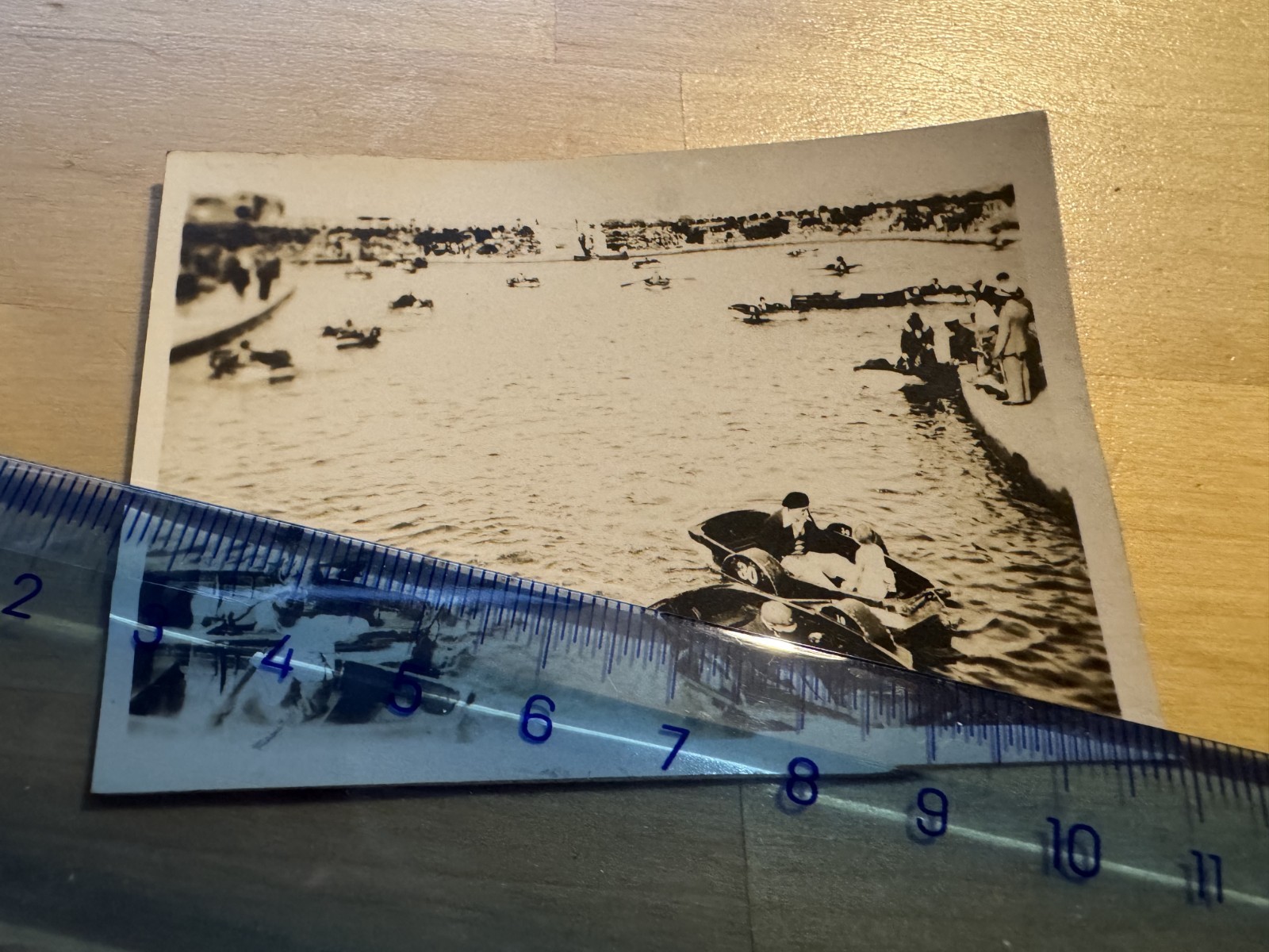 Photo - Boating Lake Great Yarmouth - c1930s - Norfolk England Britain UK Boats