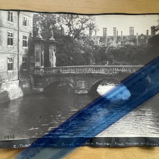 Photo - 1 Photo St John's College University of Cambridge c1919 England UK GB