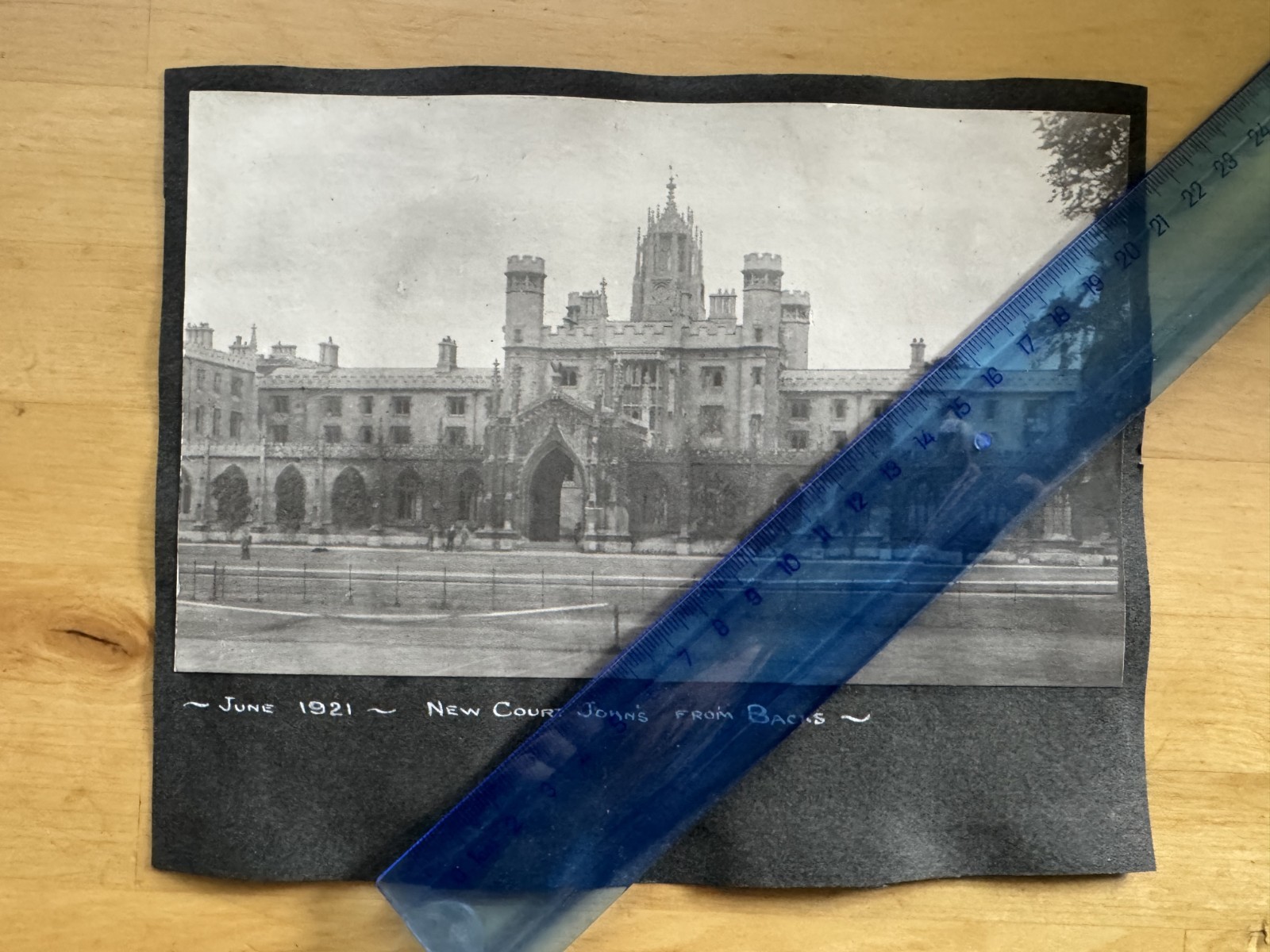 Photo - 2 Photos - St John's College University of Cambridge c1921 England UK GB