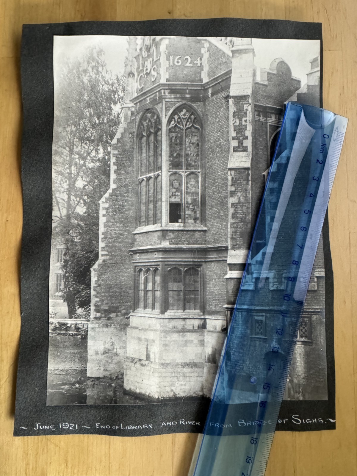 Photo - 2 Photos - St John's College University of Cambridge c1921 England UK GB
