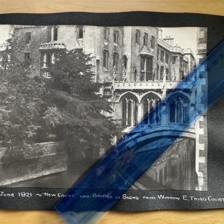 Photo - 2 Photos - St John's College University of Cambridge c1921 England UK GB