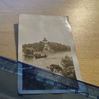 Photo - Island Peasholm Lake Scarborough - c1930s - Yorkshire England UK GB Old
