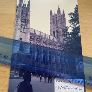 Photo - Canterbury Cathedral - 1985 - Kent England Britain UK GB Church View Old