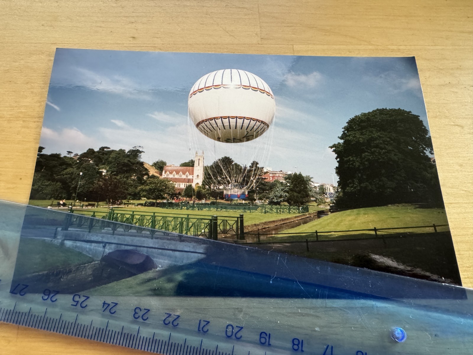 Photo - Possibly Bournemouth Lower Gardens Helium Balloon - c1980s - Dorset UK