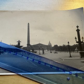 Photo - Place de la Concorde Paris - c1940s - Ile-de-France France Architecture