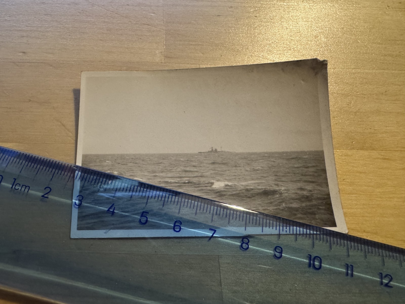 Photo - HMS Warspite From Great Yarmouth - c1930s - Norfolk UK Ship Royal Navy