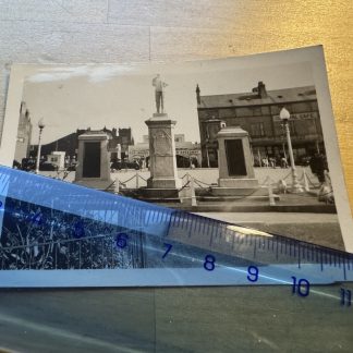 Photo - Unidentified Memorial Monument Somewhere In England - c1930s - Statue UK