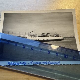 Photo - Breskens To Flushing Ferry - c1940s - Sluis Vlissingen The Netherlands
