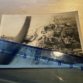 Photo - Blackpool Beach From Blackpool Tower - c1930s - Lancashire England UK GB