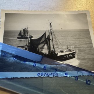 Photo - Boat Ostend - c1940s - Flemish Region West Flanders Belgium Oostende Old