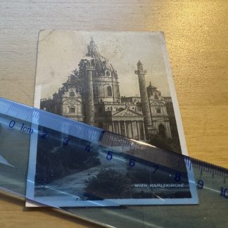 Photo - Karlskirche St Charles Church Vienna - c1940s - Wieden Austria History