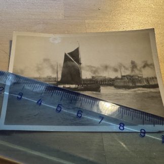 Photo - Fishing Smack Lowestoft - c1930s - Suffolk England Britain UK GB Boat
