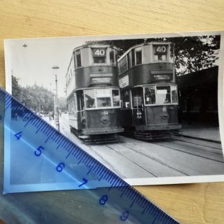 Photo - Last Tram in London - 1952 - England Britain UK GB Transport Vehicle