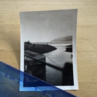 Photo - Porlock Weir Near Minehead - 1953 - Somerset England Britain UK GB View
