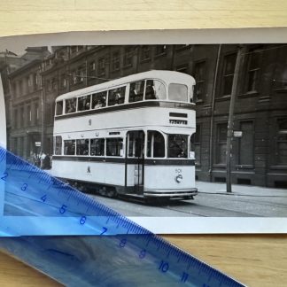 Photo - Sheffield Tram - c1950s - Yorkshire England Britain UK GB Transport