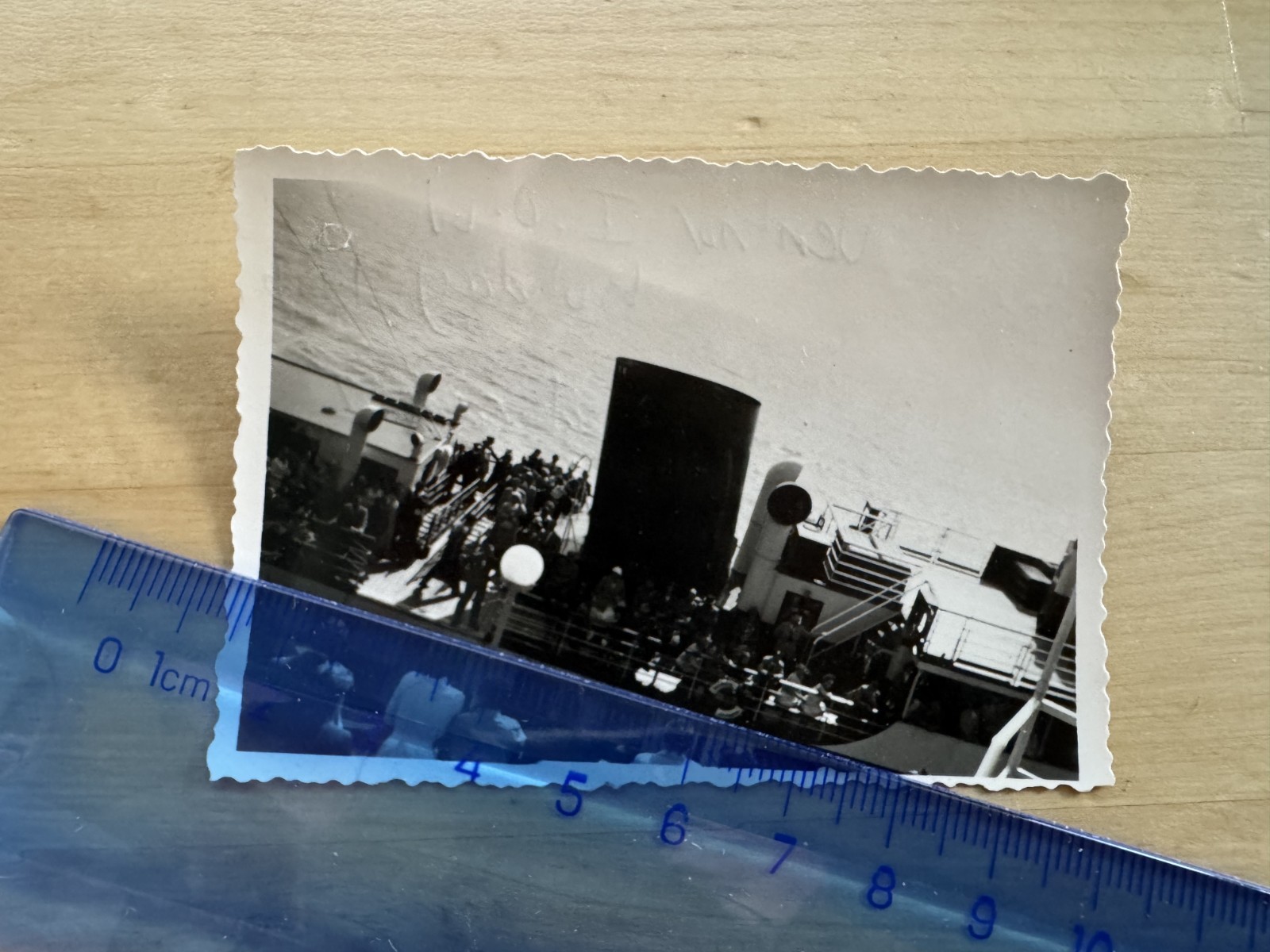 Photo - Ventnor Isle of Wight Ship at the end of Pier - 1956 - England UK GB