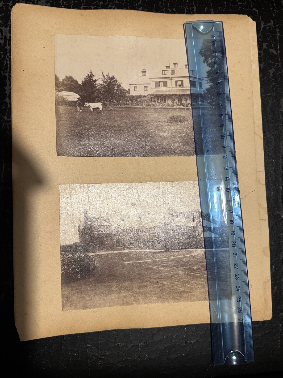 Photo - 3 Photos - Unidentified Houses Probably in South England 19th Century UK