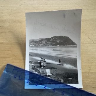 Photo - Sands & North Hill Minehead - 1953 - Somerset England Britain UK GB View