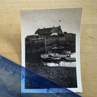 Photo - Boats at Porlock Weir Near Minehead - 1953 - Somerset England Britain UK