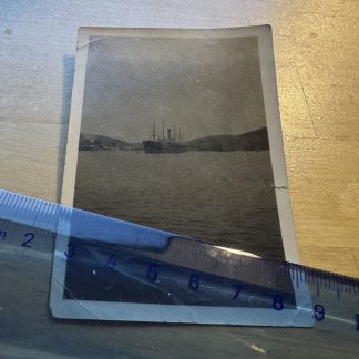 Photo - Ship Called MV Derbyshire on River Dart in Dartmouth - c1950s - Devon UK