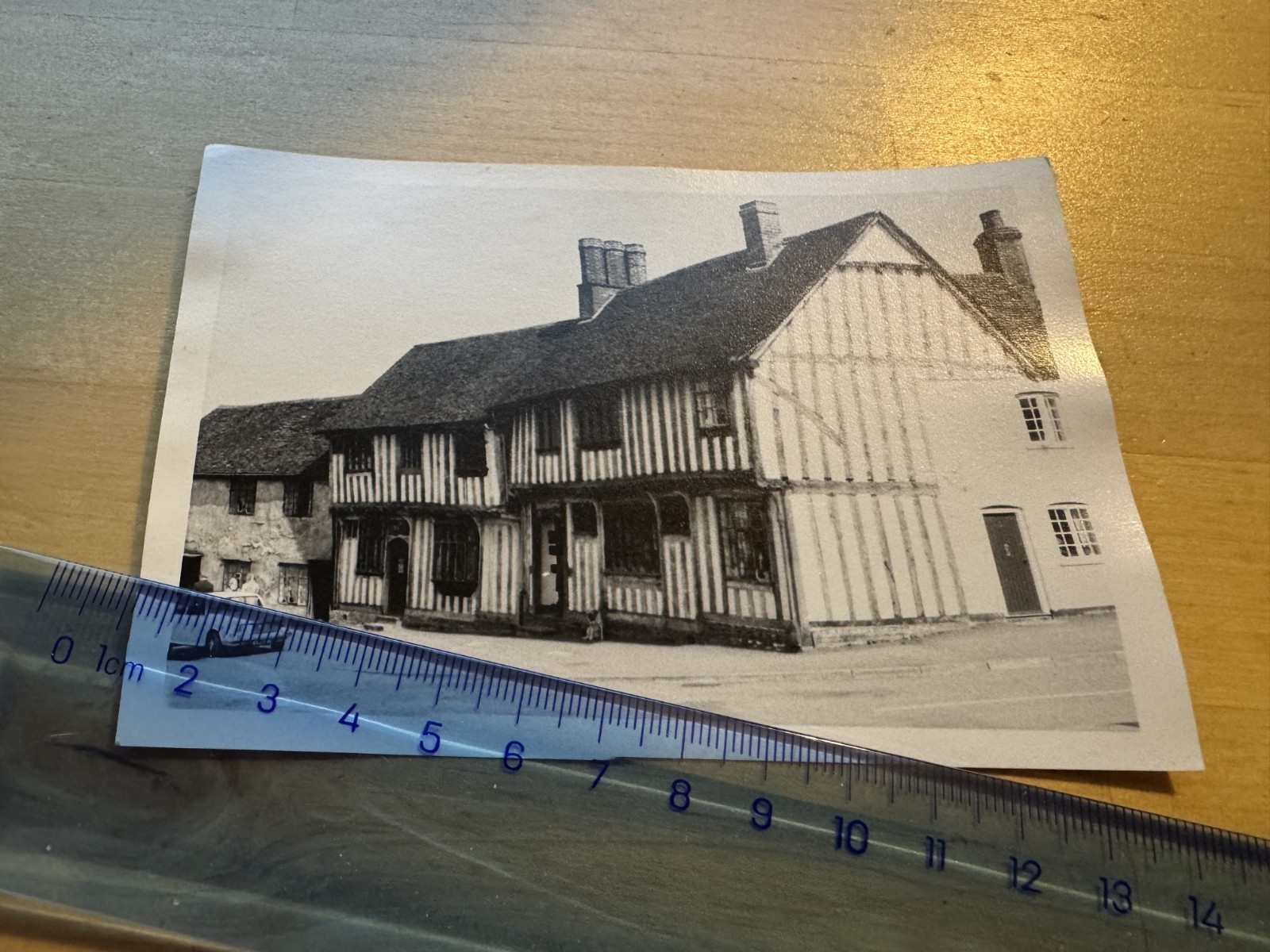 Photo - Lavenham Guildhall in Babergh - c1960s - Suffolk England Britain UK GB