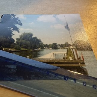 Photo - River Thames at Bray - 1990 - Berkshire England Britain UK GB Pier View