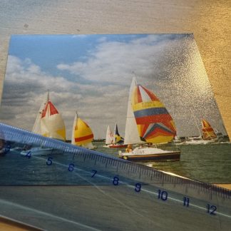 Photo - Egypt Point Cowes During Cowes Week Regatta Isle of Wight 1990 UK Yachts