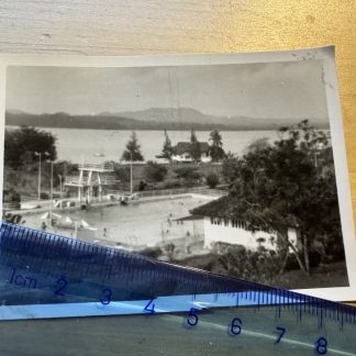 Photo - Unidentified Location Says Tenor Pool On Back c1950s Possibly England UK