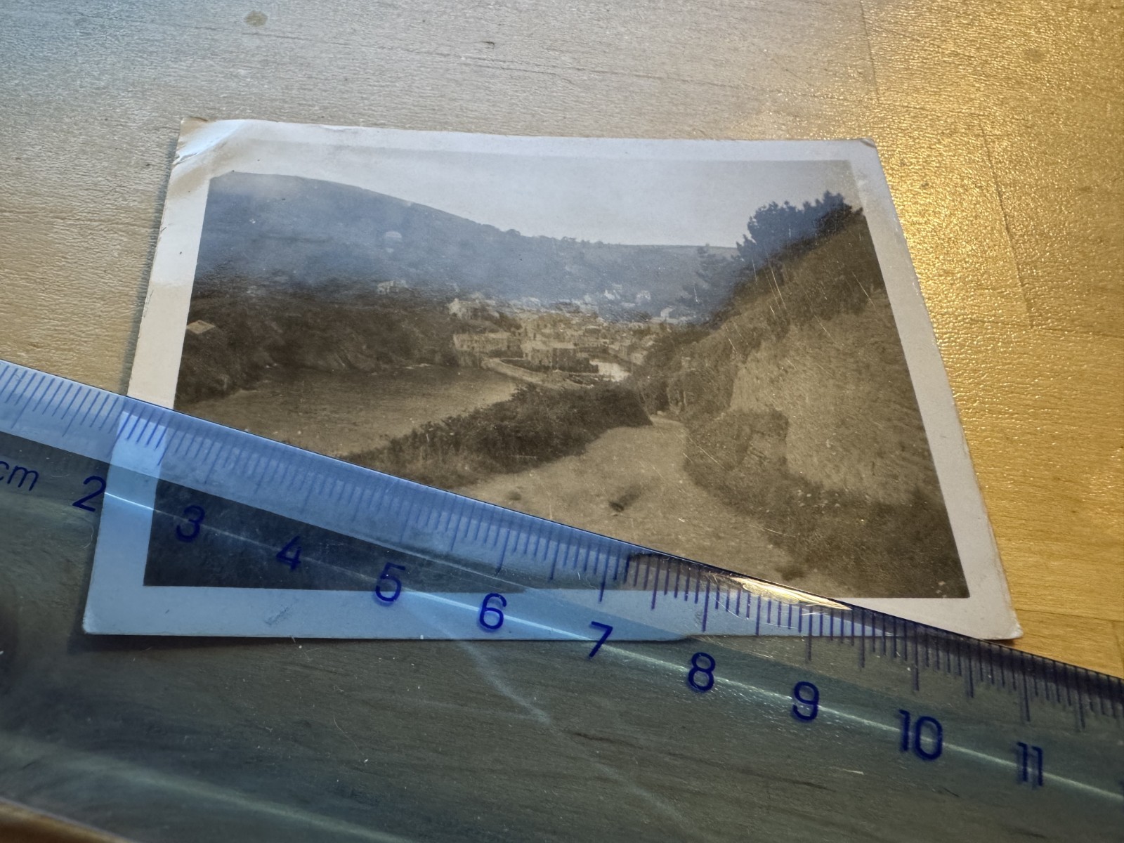 Photo - Polperro Near Looe - 1942 - Cornwall England Britain UK GB Village View