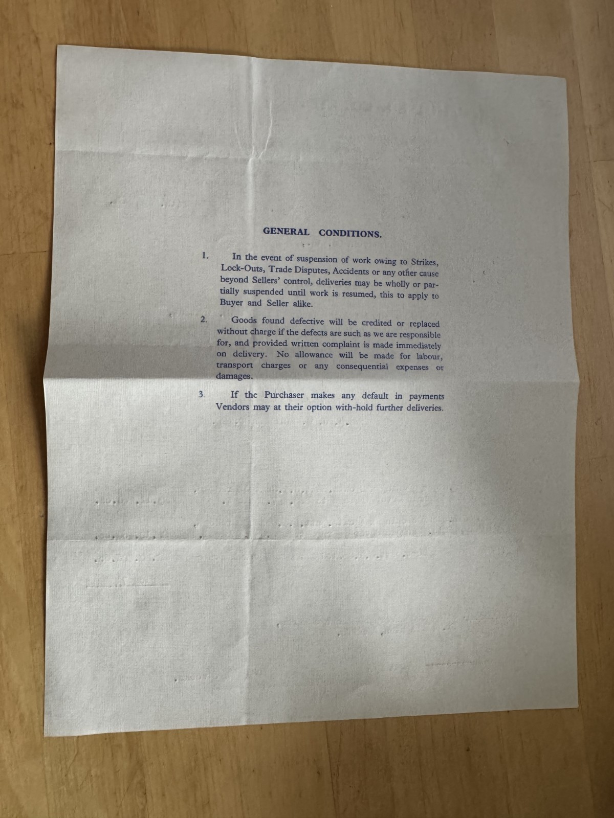 Ephemera - J.C. Hulse & Co Grey Ironfounders Dawley Wellington Shropshire 1961 - Image 2