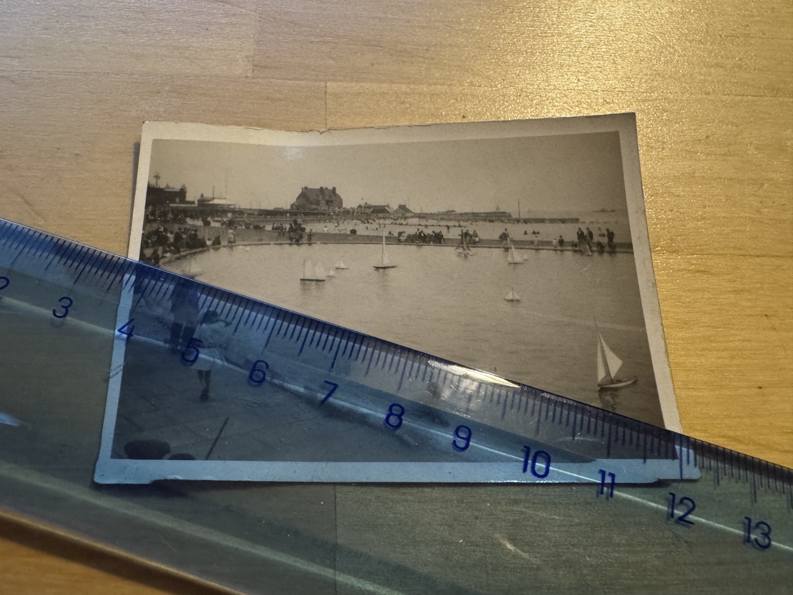 Photo - Yachting Pond Gorleston-on-Sea - c1930s - Norfolk England Boat Yacht UK
