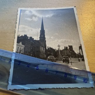 Photo - Market Hill St Ives - c1950s - Cambridgeshire England UK GB History Old