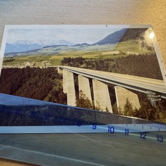 Photo - Brenner Pass Bridge - 1972 - Alpine Mountain Pass Austria Italy History
