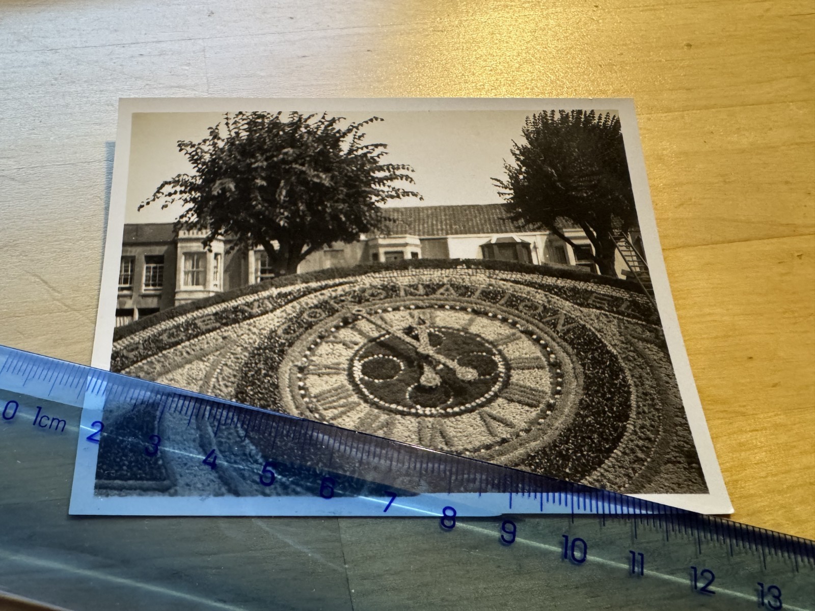 Photo - Weston-super-Mare Floral Clock - c1950s - Somerset England UK GB View