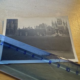 Photo - King's College Quad Cambridge - c1950s - Cambridgeshire England UK GB