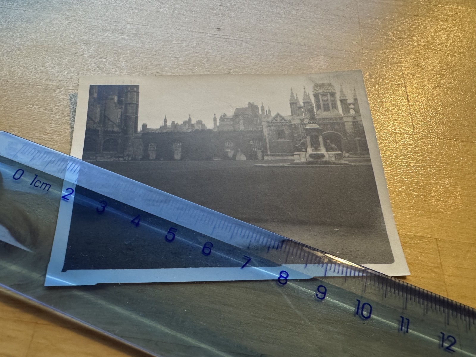 Photo - King's College Quad Cambridge - c1950s - Cambridgeshire England UK GB