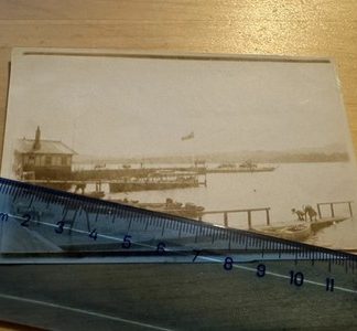 Photo - Ambleside Pier - 1926 - Cumbria England Britain UK Local History Vintage