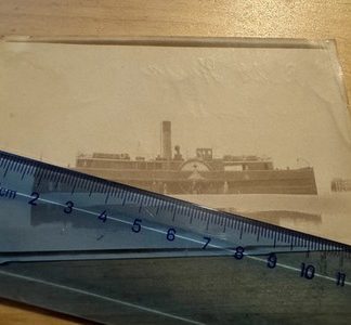 Photo - Ribble Queen Steamship near Southport - 1920s - Lancashire England UK