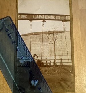 Photo - Swings Recreation Ground Lumb near Waterfoot - 1926 - Lancashire England