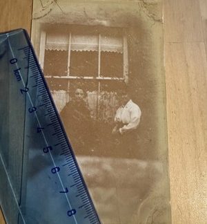 Photo - Mrs King in Backyard Waterfoot - 1926 - Lancashire England Britain UK